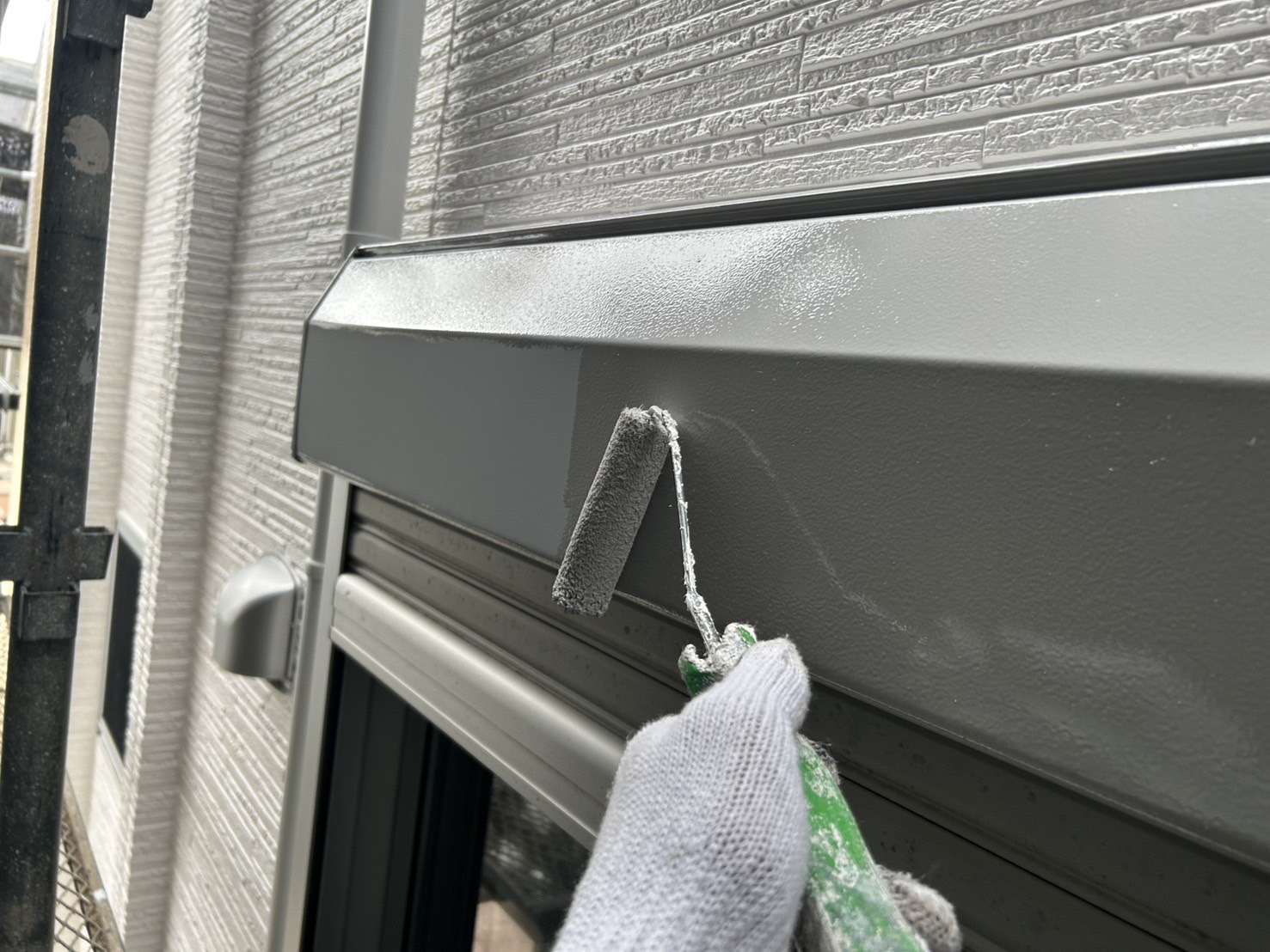 相模原市南区K様邸外壁屋根塗装工事　部分塗装工事