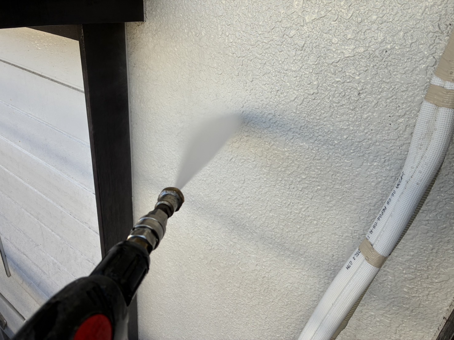 相模原市南区O様邸外壁塗装工事　高圧洗浄工事