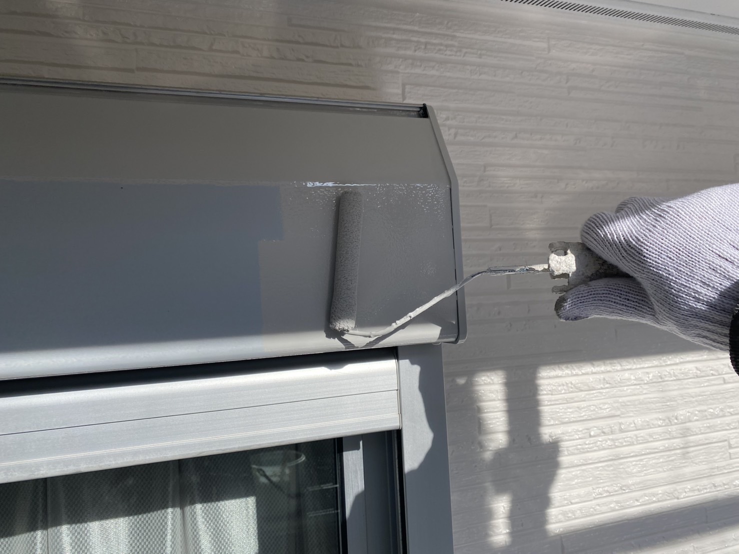 相模原市南区H様邸外壁屋根塗装工事　部分塗装工事