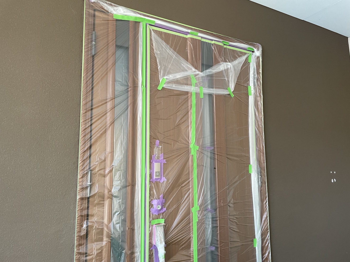 相模原市南区S様邸外壁屋根塗装工事　養生作業