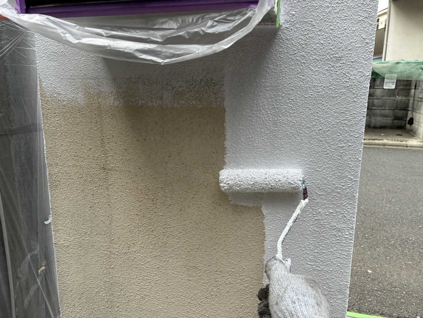 相模原市南区S様邸外壁屋根塗装工事　部分塗装工事