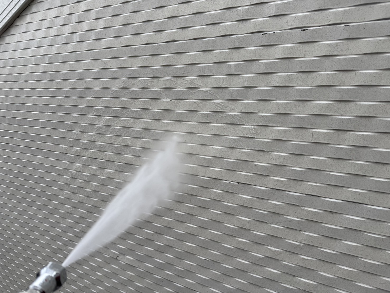 町田市N様邸外壁塗装工事　高圧洗浄工事