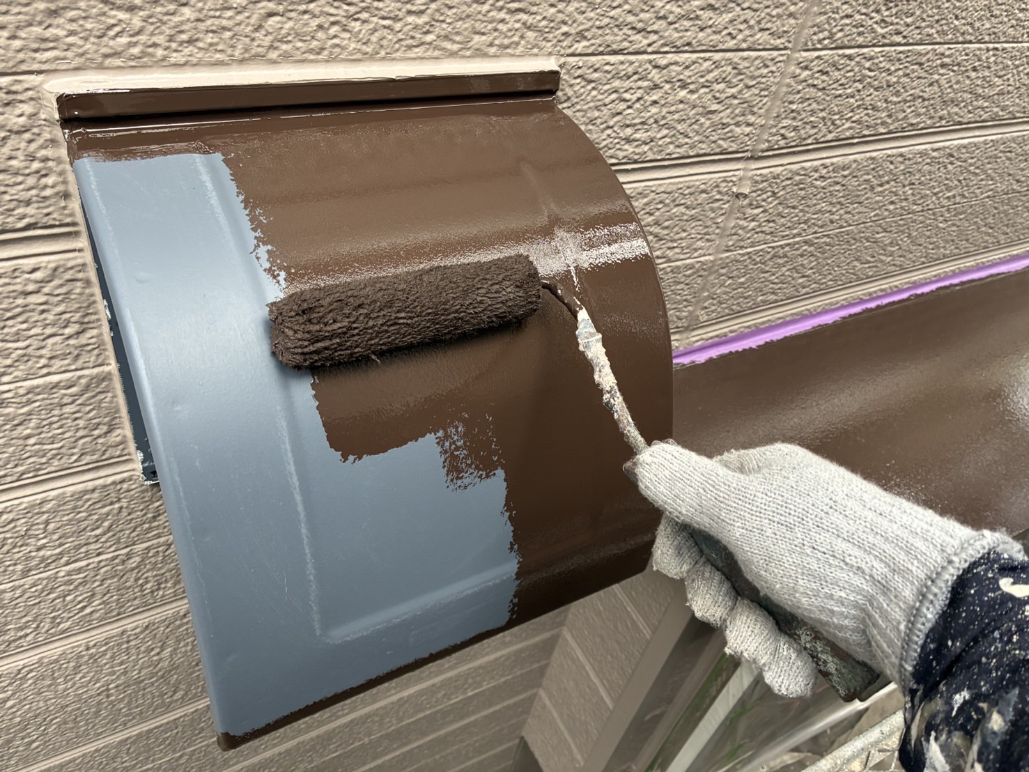 相模原市南区H様邸外壁屋根塗装工事　部分塗装工事