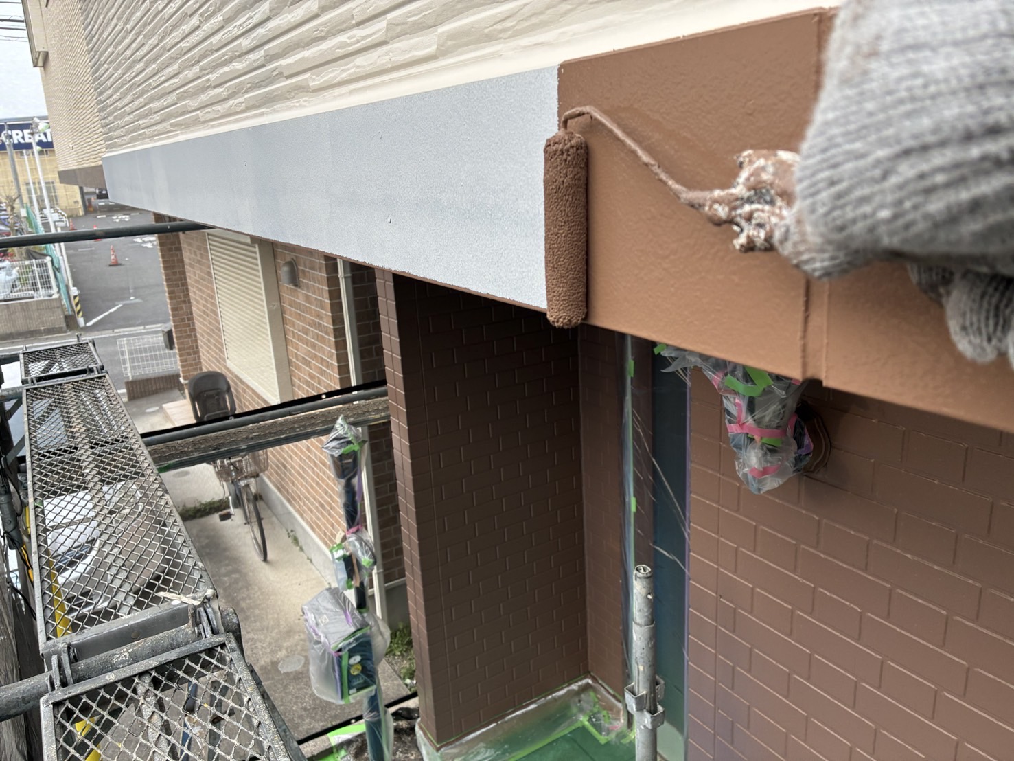 相模原市南区T様邸外壁塗装屋根工事　部分塗装工事