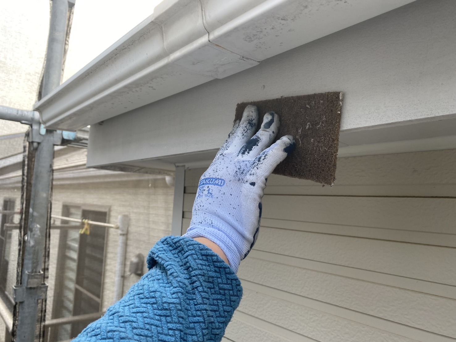 相模原市南区S様邸外壁屋根塗装工事　部分塗装工事