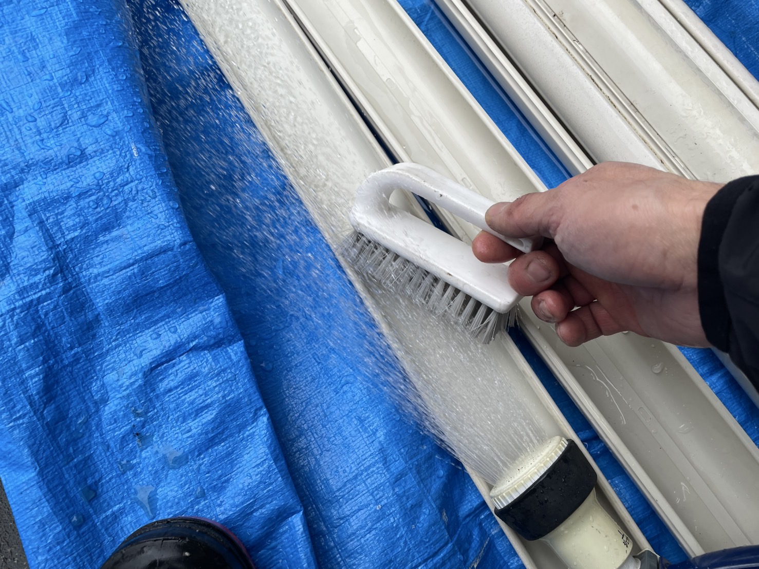 相模原市南区T様邸外壁塗装屋根工事　最終確認・清掃作業