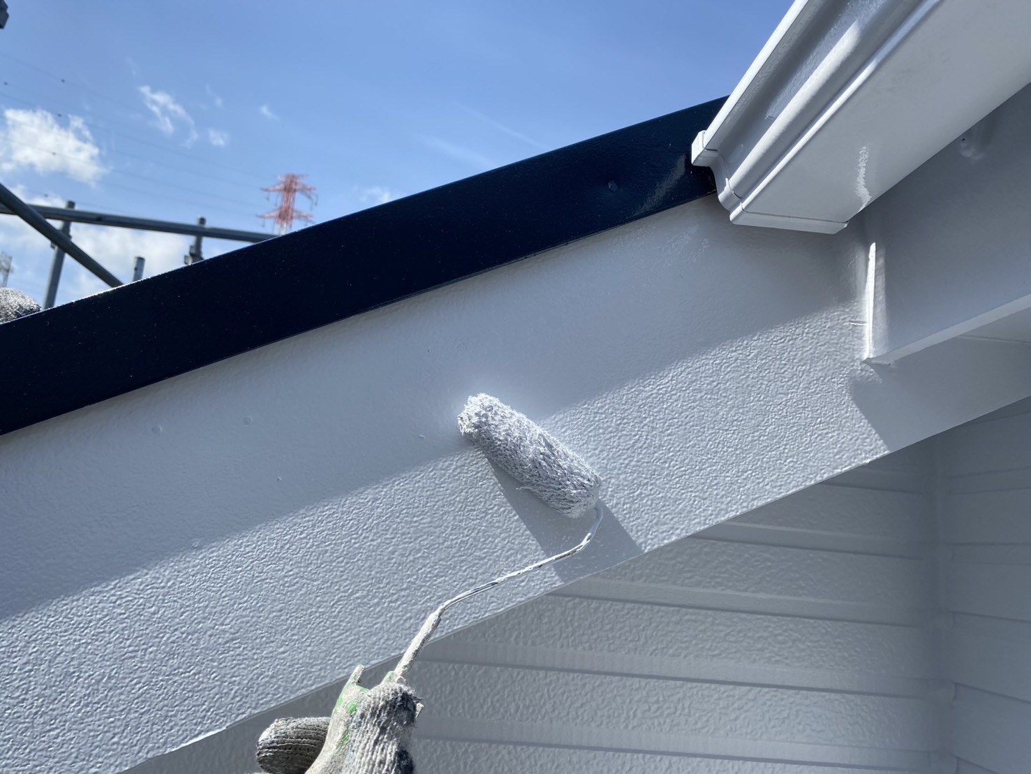 相模原市中央区S様邸外壁屋根塗装工事　部分塗装工事