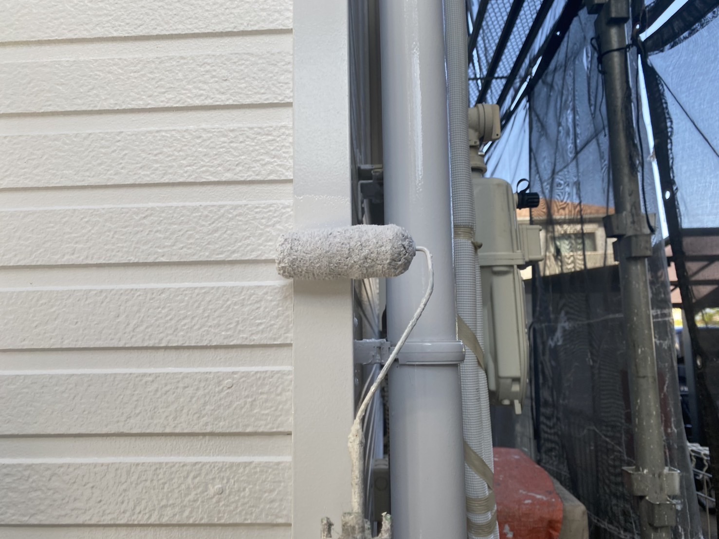 相模原市中央区S様邸外壁屋根塗装工事　部分塗装工事