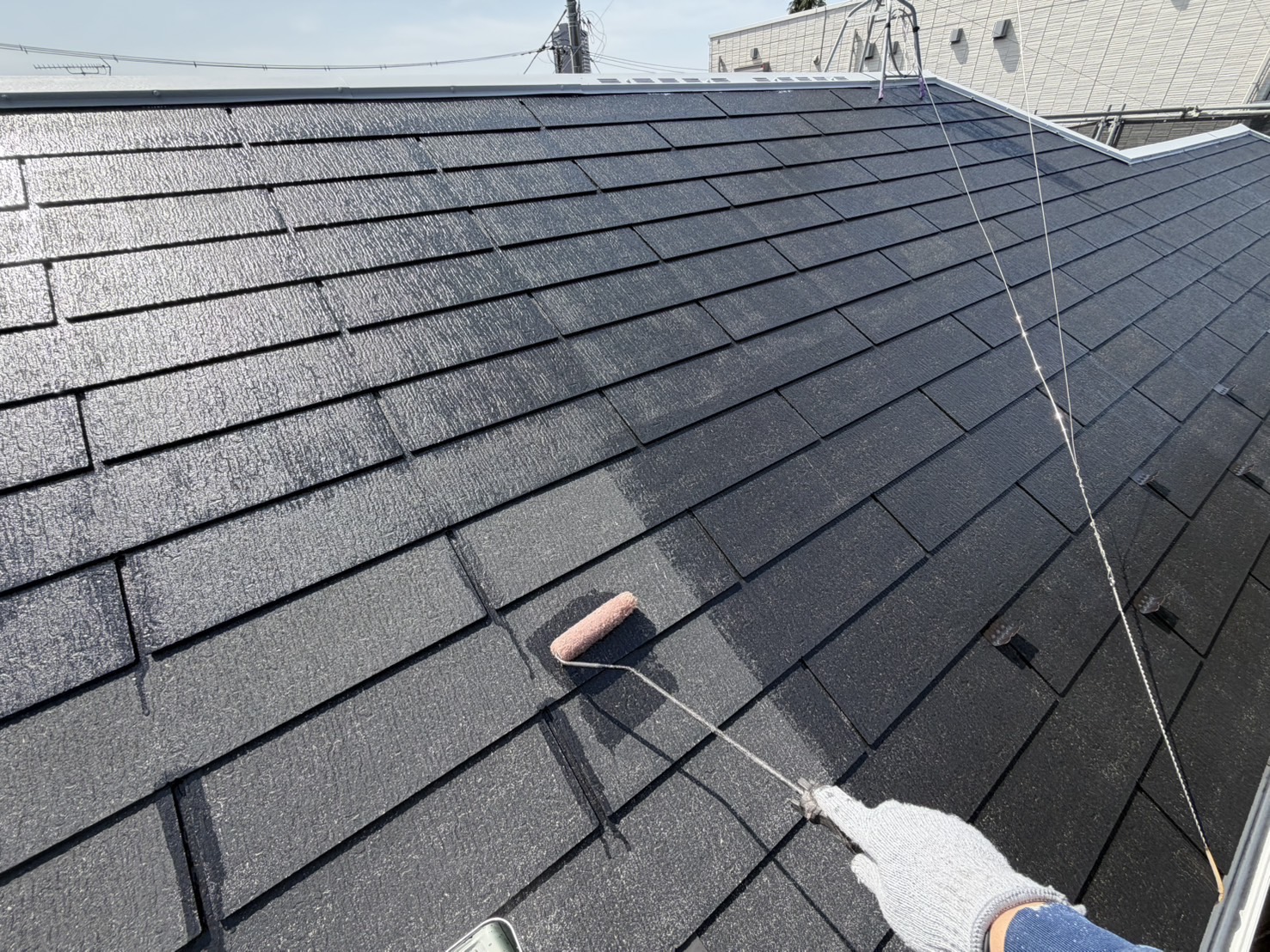 相模原市南区S様邸外壁屋根塗装工事　部分塗装工事