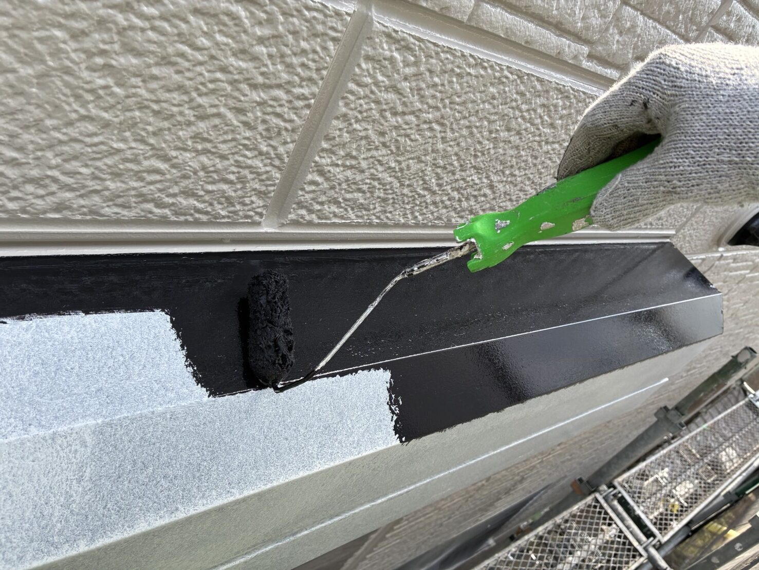 相模原市南区A様邸外壁塗装工事　部分塗装工事