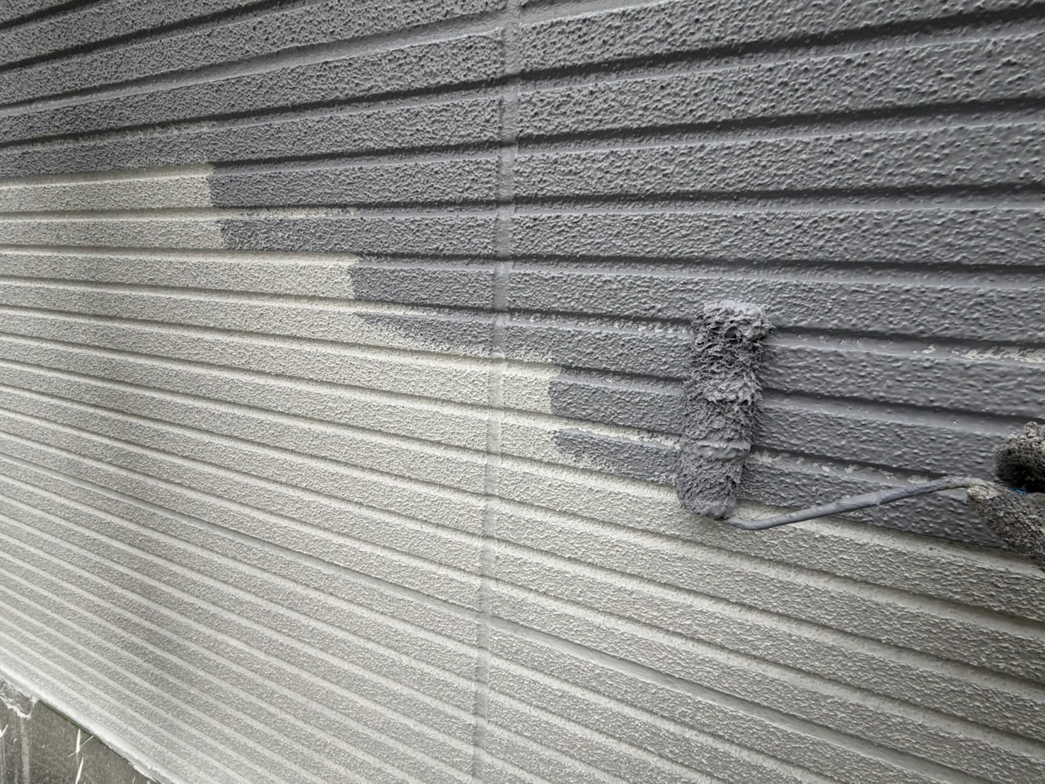 外壁中塗り