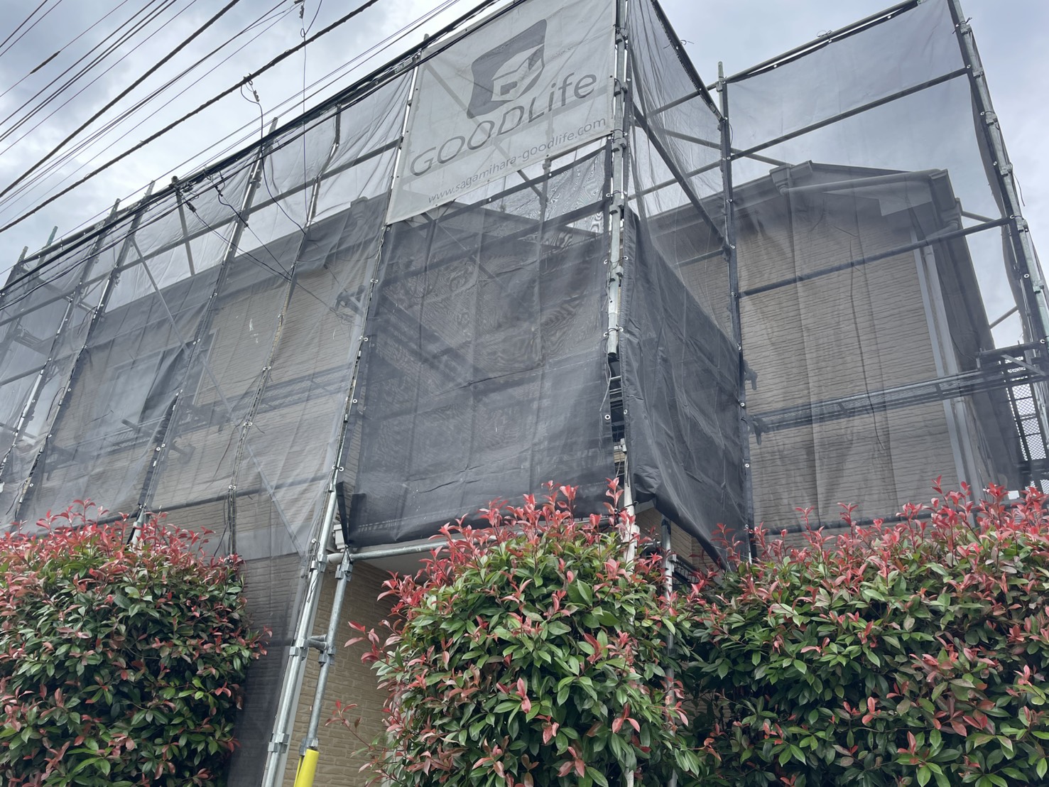 相模原市中央区S様邸外壁屋根塗装工事　高圧洗浄工事